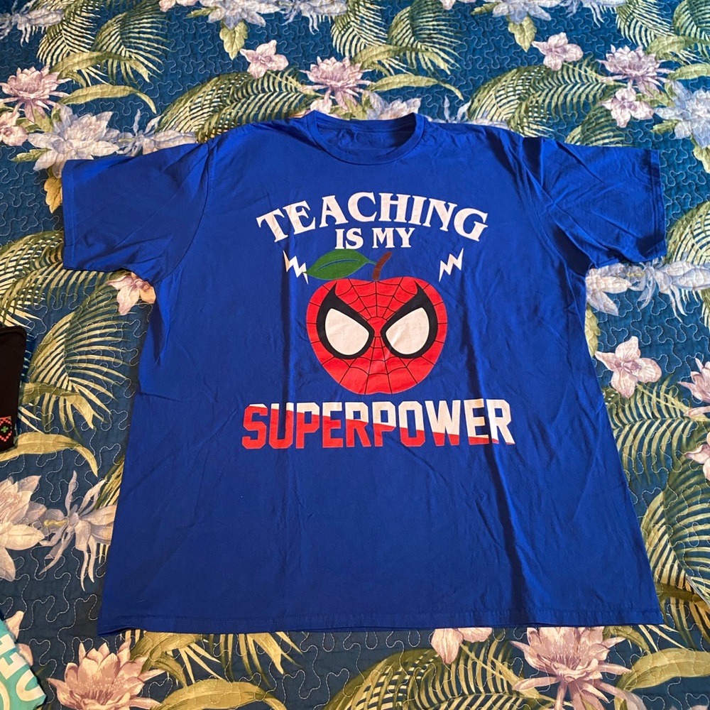 Teacher t shirt size 2X